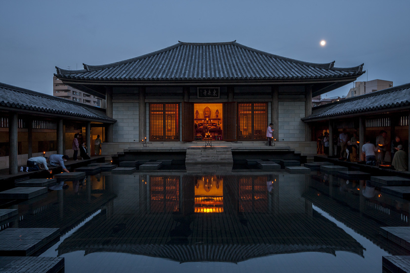 水の庭の風景